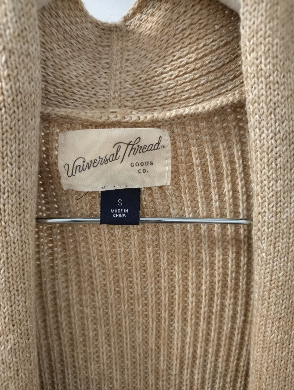 Universal Thread Oversized Sweater, Cardigan, Size Small